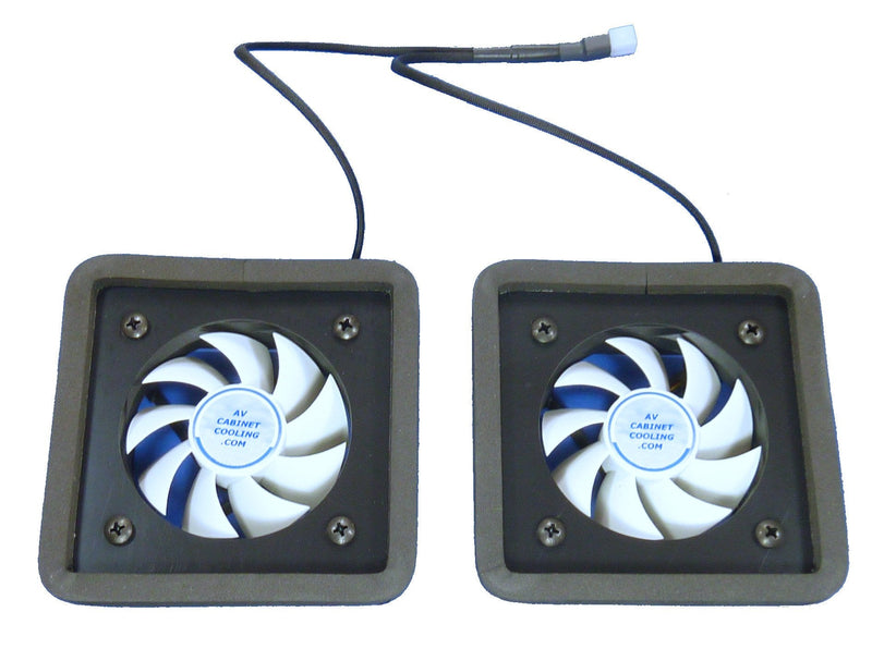  [AUSTRALIA] - Receiver or Amplifier Cooling Fans with thermoswitch & Multi-Speed Fan Control