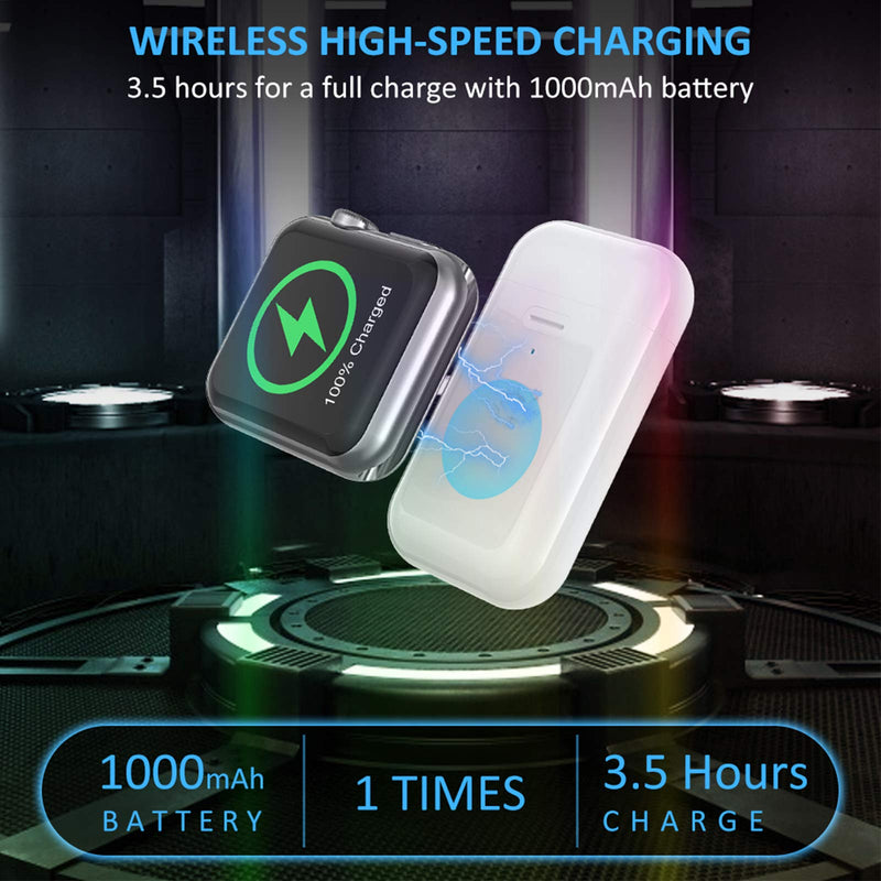【Upgraded Version】 STOON for Apple Watch Wireless Charger, Portable Magnetic iWatch Charger for Travel Outdoor, 1000mAh Power Bank for Apple Watch Series 6/5/4/3/2/1/Nike+ - LeoForward Australia