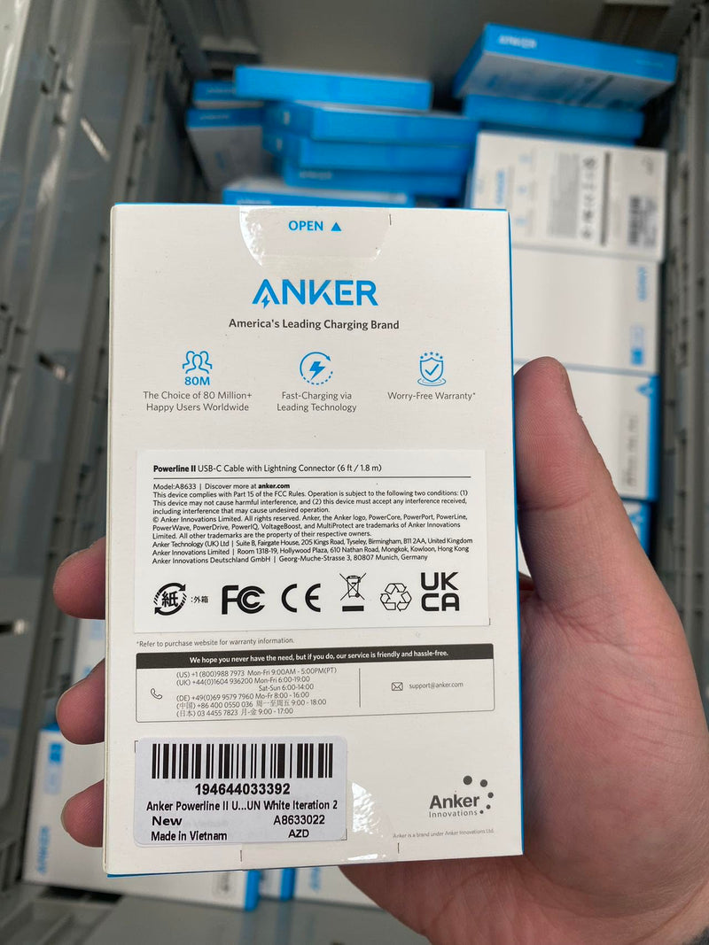  [AUSTRALIA] - Anker USB C to Lightning Cable, 321 (6ft,White), MFi Certified for iPhone 13 Pro 12 Pro Max 12 11 X XS, AirPods Pro, Supports Power Delivery (Charger Not Included) 6ft White 1