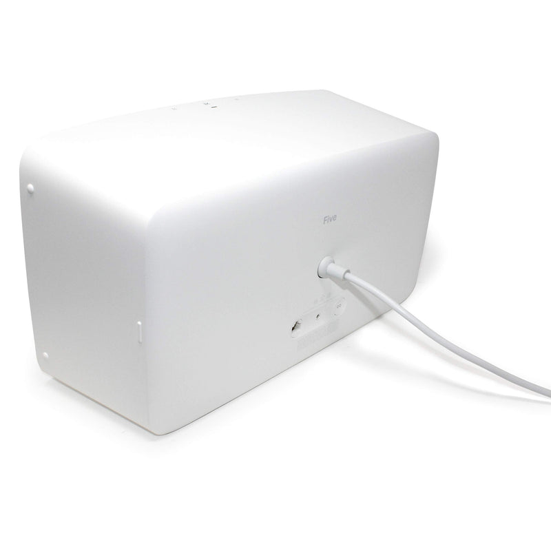  [AUSTRALIA] - VEBNER Extra Short Power Cord Compatible with Sonos Five, Sonos Play 5, Sonos Beam, Sonos Arc, Sonos Amp, Sonos Playbase, Sonos Sub Gen 3 and Sonos Sub Mini (White, 12-Inch) 2-Pack