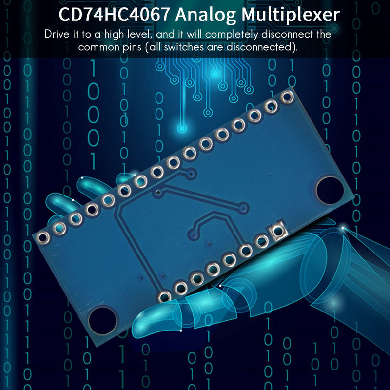  [AUSTRALIA] - Yuemsh 10pcs 16CH Analog Multiplexer Module 74HC4067 CD74HC4067 Precise Module Digital Multiplexer MUX Breakout Board