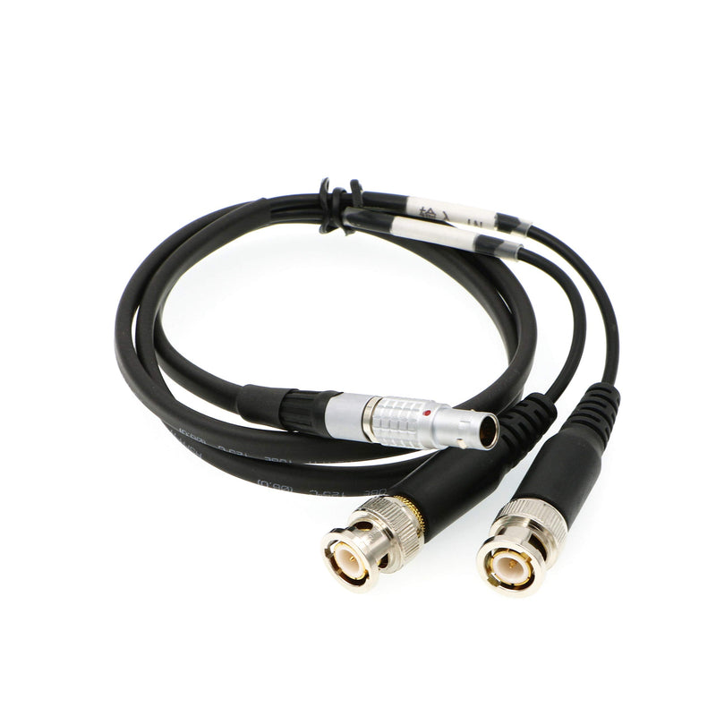  [AUSTRALIA] - Uonecn Sound Devices XL-LB2 Timecode Input Output Cable 5 Pin Male to BNC Straight 5 Pin to BNC