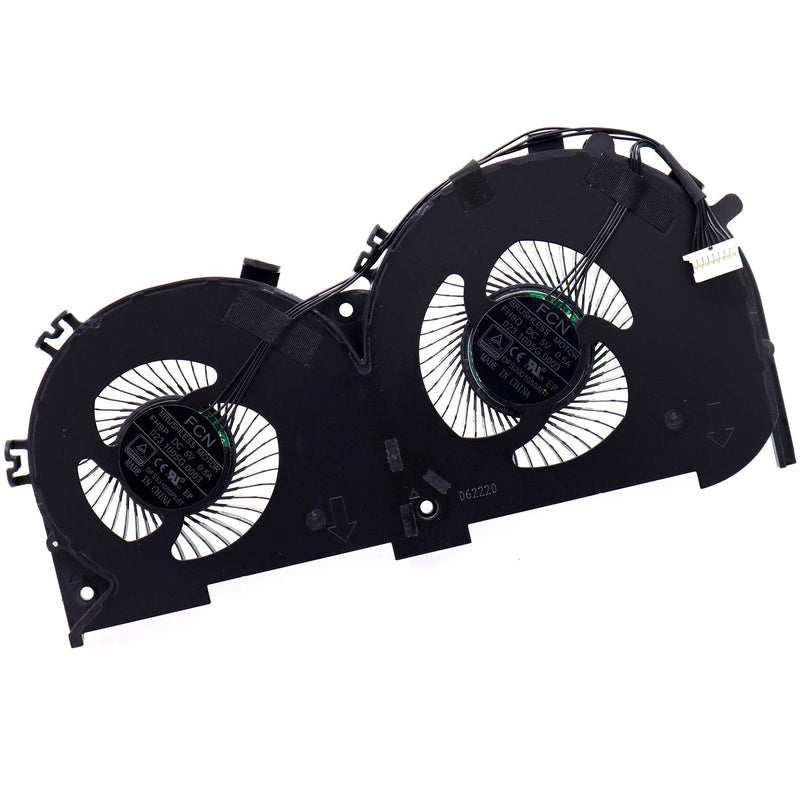  [AUSTRALIA] - Deal4GO CPU Cooling Fan DFS2001059A0T w/GPU Cooler Fan DFS531005PL0T Replacement for Lenovo IdeaPad 700-15 700-15ISK