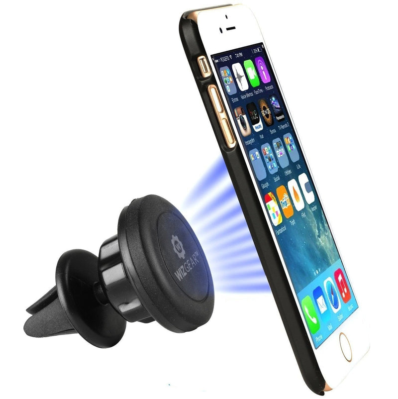  [AUSTRALIA] - WixGear Universal Air Vent Magnetic Car Mount Holder for Cell Phones and Mini Tablets with Fast Swift-Snap Technology Magnetic Cell Phone Mount with Swivel Head