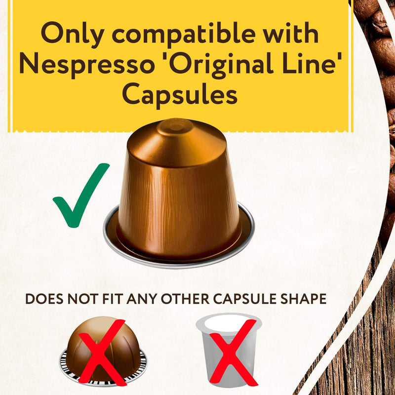  [AUSTRALIA] - Stainless Steel Capsule Holder Compatible with Nespresso Pods, Vertically or Horizontally Mounted on Walls or Under Cabinets, 16"L x 8.6"W (41cm x 22 cm) Nespresso compatible Storage Holds 44