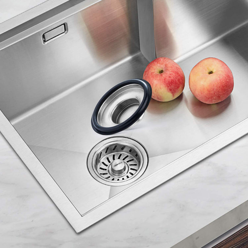  [AUSTRALIA] - 2PCS Kitchen Sink Stopper - Stainless Steel, Large Wide Rim 3.35" Diameter - Fengbao