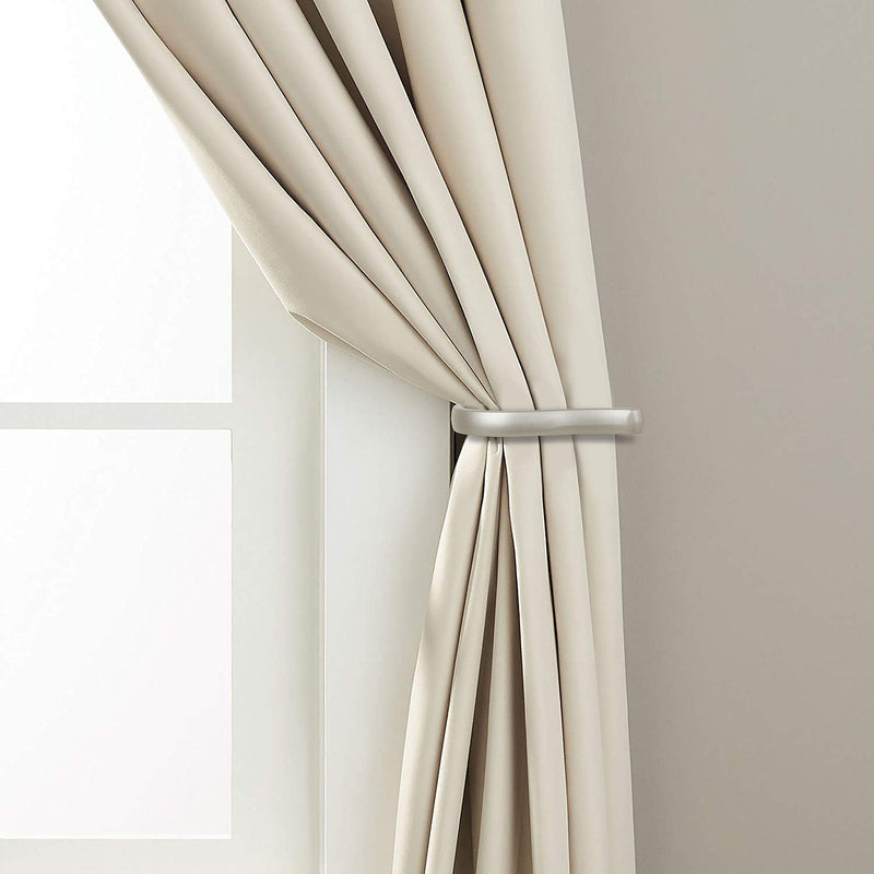  [AUSTRALIA] - Umbra 242731-782-REM Basic Curtain Drapery Holdback for Window, Silver/Nickel