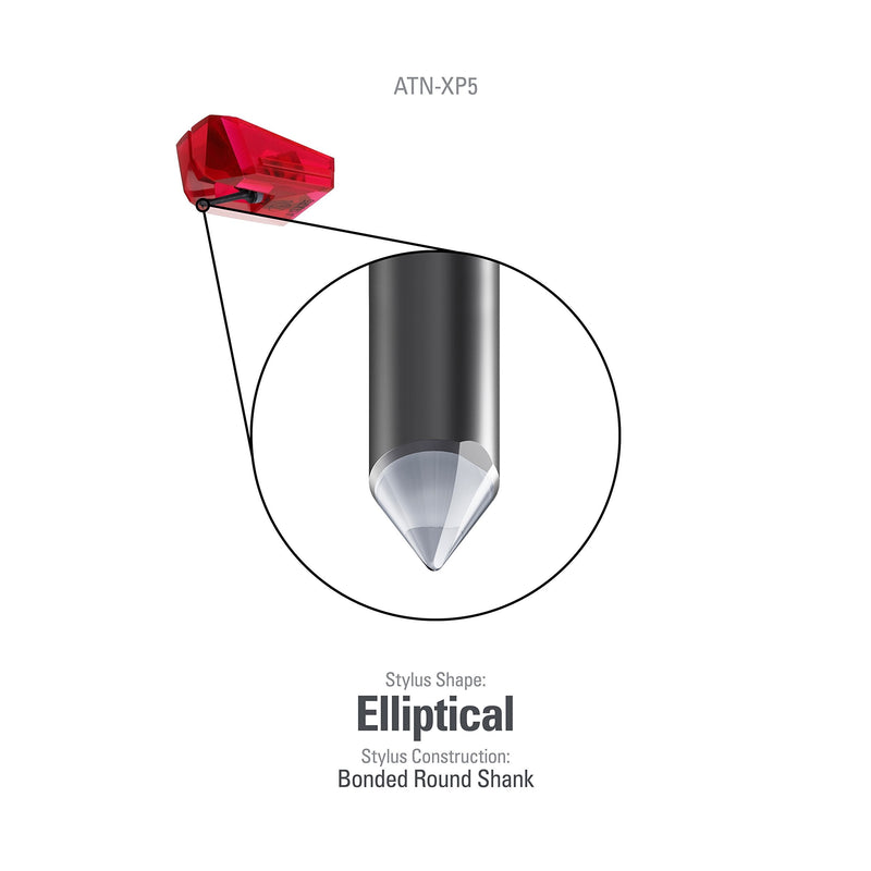  [AUSTRALIA] - Audio-Technica ATN-XP5 Elliptical Replacement Turntable Stylus for AT-XP5 Cartridge