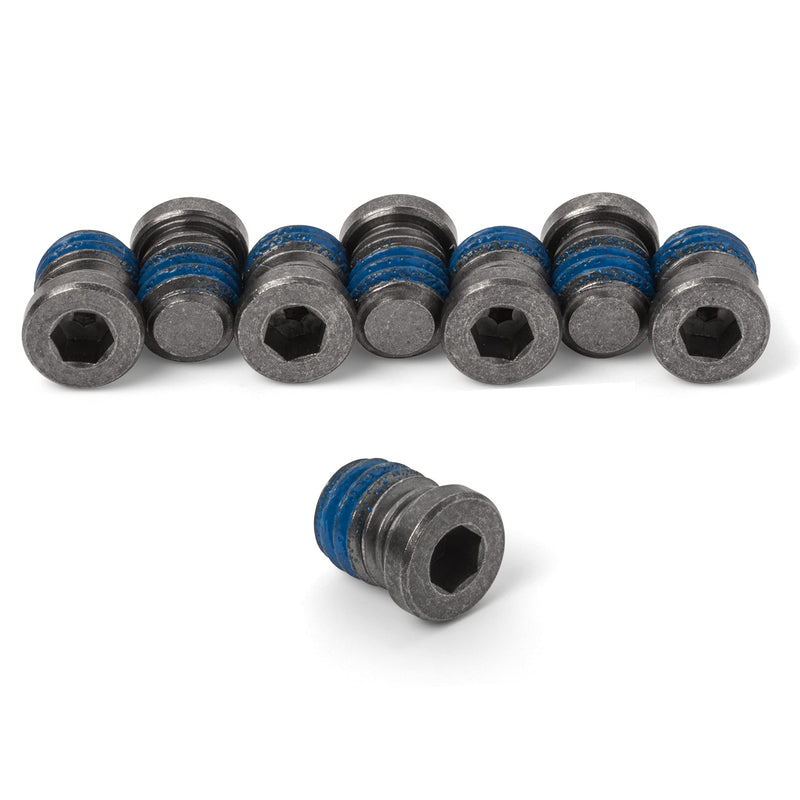  [AUSTRALIA] - Terske No-Profile Recessed Bottle Cage Boss Blanking & Sealing Screws Off-Black 8-Pack