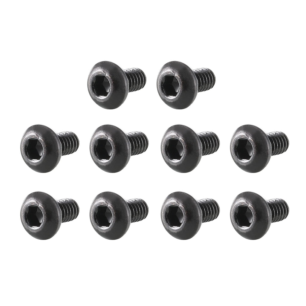  [AUSTRALIA] - uxcell M2x4mm Thread Button Head Hex Socket Cap Screw Bolt 100pcs