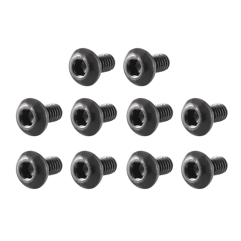  [AUSTRALIA] - uxcell M2x4mm Thread Button Head Hex Socket Cap Screw Bolt 100pcs