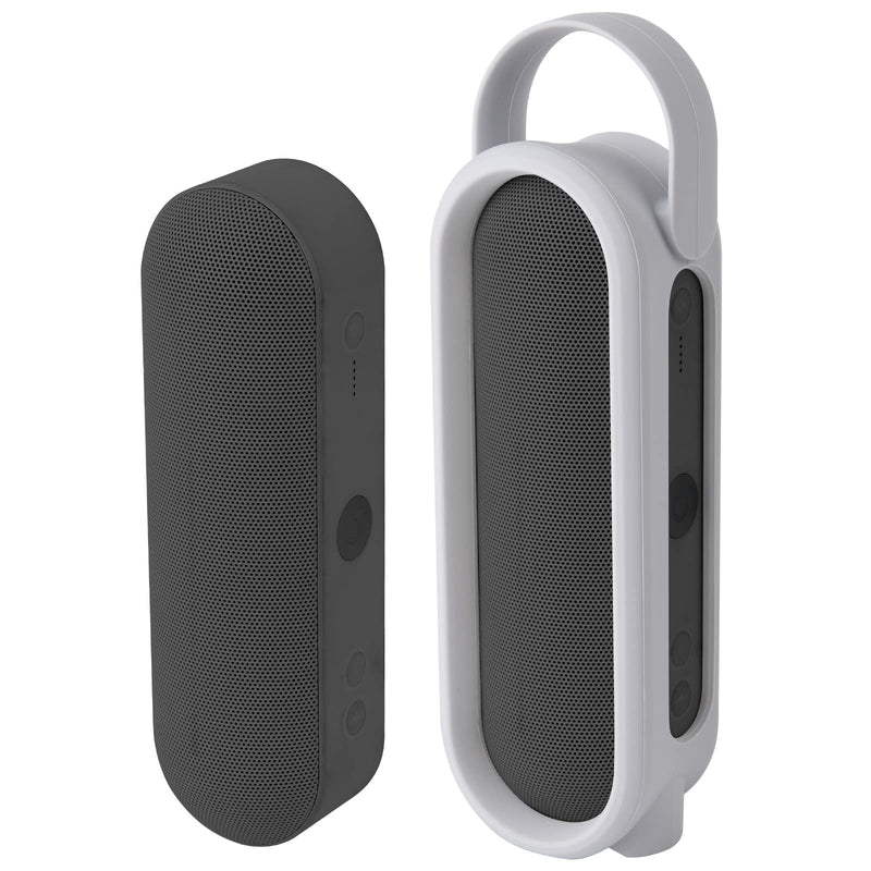  [AUSTRALIA] - Silicone Case for Beats Pill+ Portable Wireless Speaker - Stereo Bluetooth, TXEsign Travel Carrying Case Silicone Protective Pouch with Handle Stand Up Cover for Beats Pills Plus(Light Grey) Light Grey
