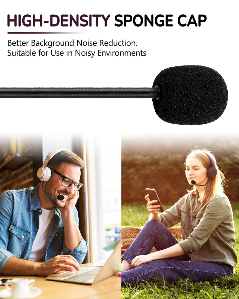  [AUSTRALIA] - BlackShark V2 Mic Replacement - AKKE 3.5mm Jack Detachable Microphone Boom Noise Cancelling Compatible for Razer BlackShark V2,V2 Pro, Gaming Headsets