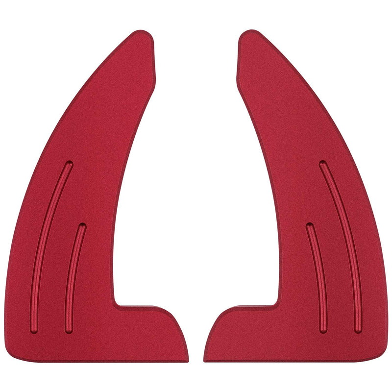  [AUSTRALIA] - Camoo 2 pcs Steering Wheel Shift Paddle Shifter Transfer Extension For 2015-2020 Dodge Charger Challenger Durango RT & Scat Pack (Red)