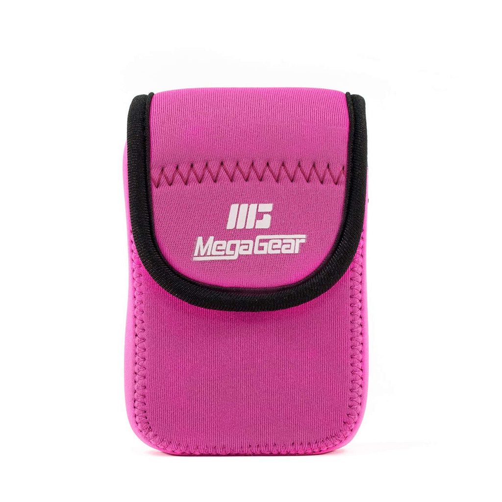  [AUSTRALIA] - MegaGear Olympus Tough TG-6, TG-5, TG-4, TG-870, TG-860 Ultra Light Neoprene Camera Case, with Carabiner - Hot Pink