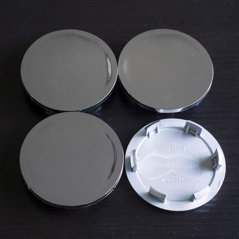  [AUSTRALIA] - RTRHINOTUNING 67mm 61mm Chrome Silver Car Wheel Center Hub Caps Set of 4 for Chevy Blazer(1995-2005) Chevy S10(1995-2004)