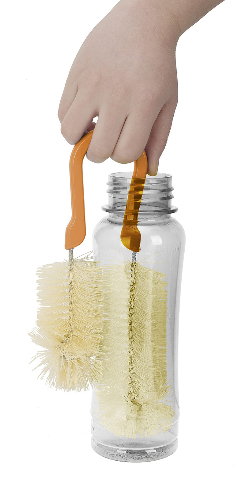 Full Circle Reach Double-Sided Bottle Cleaning Brush, Green Double Sided Bottle Brush - LeoForward Australia