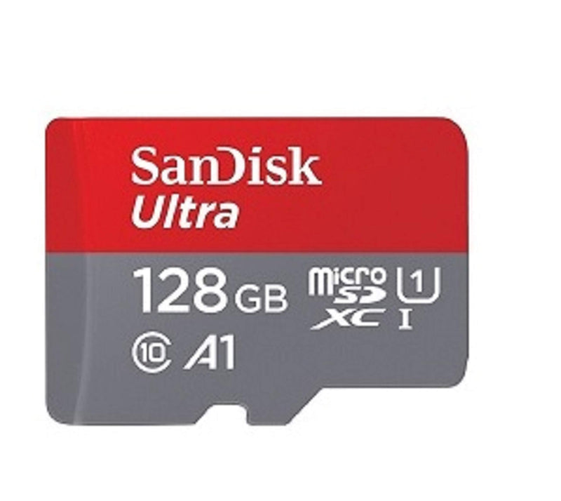  [AUSTRALIA] - SanDisk 128GB SDXC Micro Ultra Memory Card Bundle Works with Motorola Moto G7, G7 Play, G7 Plus, G7 Power (SDSQUAR-128G-GN6MN) Plus (1) Everything But Stromboli (TM) Combo Card Reader