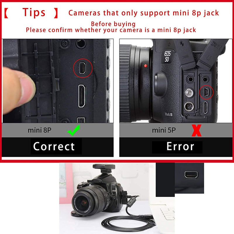  [AUSTRALIA] - Replacement Camera Transfer Data Sync Charger Charging Cable Cord Replacement for Fujifilm FinePix J10 J100 J110w J12 JV160 JV170 and More (4.9ft)