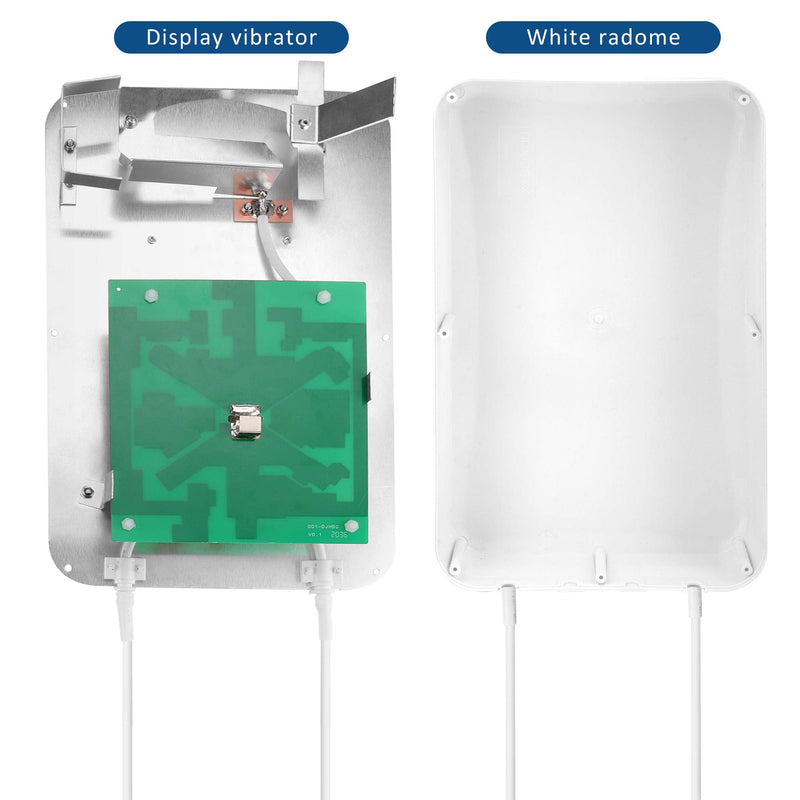  [AUSTRALIA] - Cross Polarized MIMO Mount Panel Antenna Indoor 7-10dBi 3G/4G/LTE/5G with Dual N Female Connector for Verizon AT&T T-Mobile Sprint Cell Phone Signal Booster Repeater Cellular Amplifier（698-4000MHz）