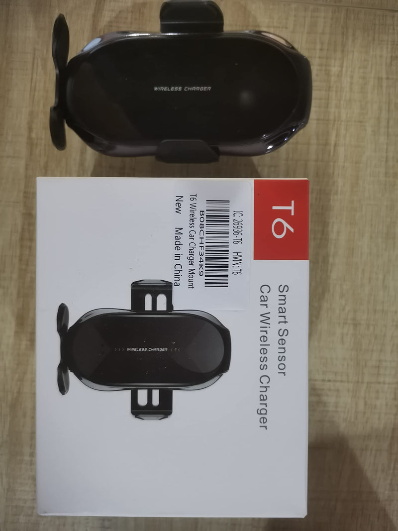  [AUSTRALIA] - YITUMU Wireless Car Charger,15W Qi Fast Charging Auto-Clamping Car Phone Holder, Air Vent Windshield Dashboard Car Phone Mount,Long Arm Suction Cup Phone Holder for iPhone Samsung LG Black-2