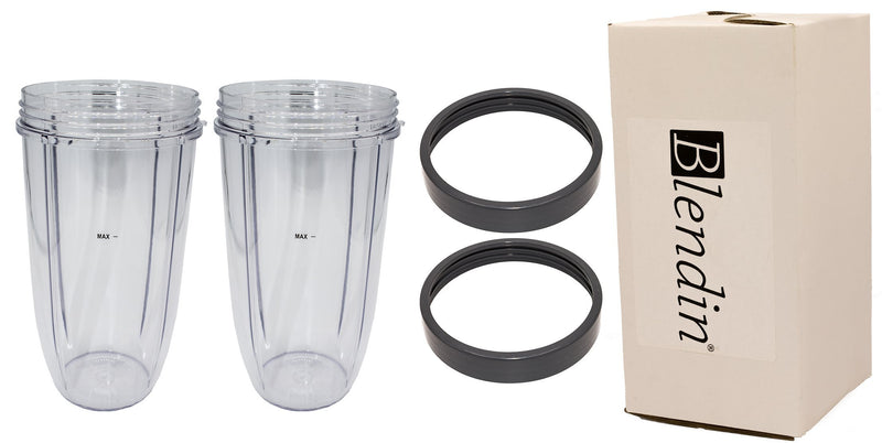 Blendin Replacement Parts, Compatible with Nutribullet 600W and 900W Blender Juicer (2 Colossal 2 Lip Rings) - LeoForward Australia