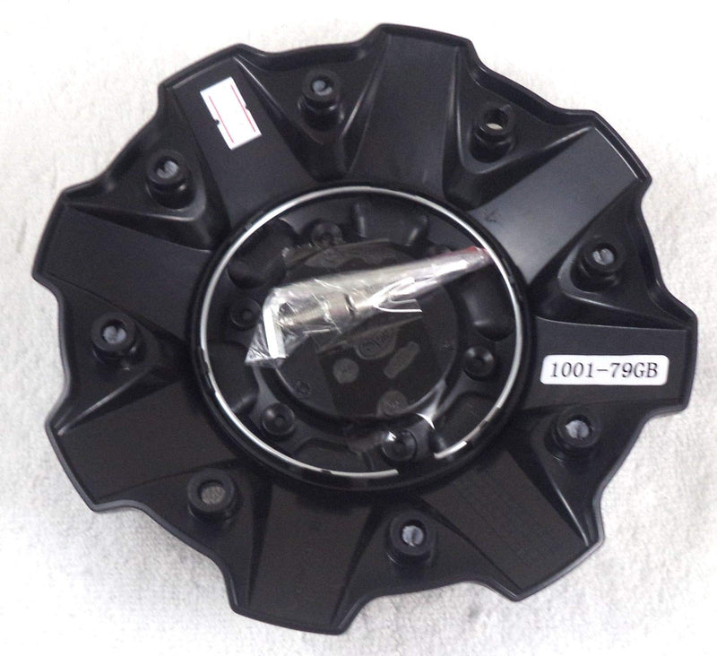  [AUSTRALIA] - Fuel Gloss Black Wheel Center Cap is ONE (1) 1001-79GB
