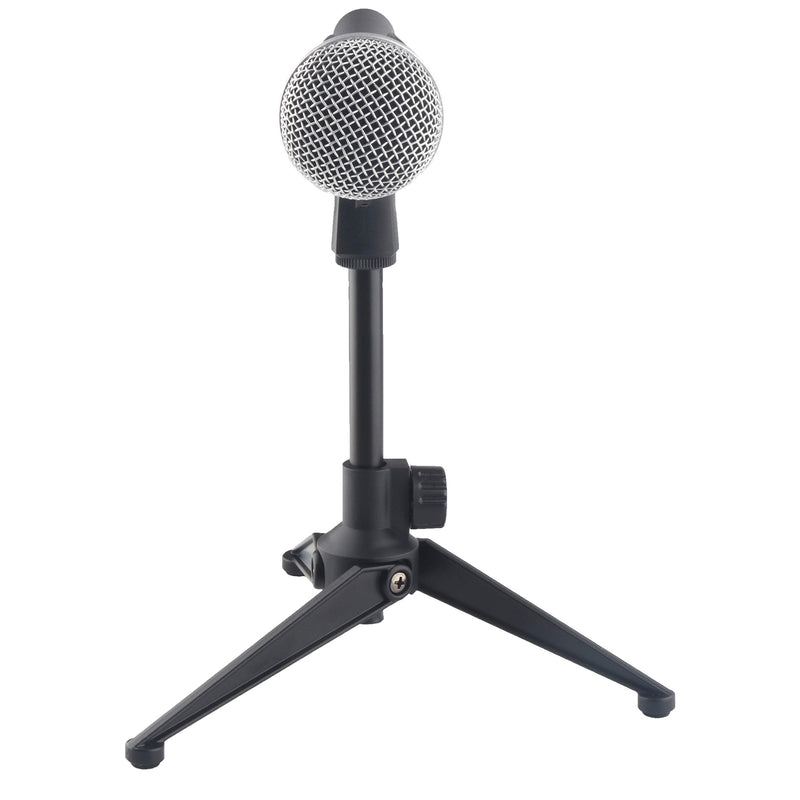  [AUSTRALIA] - Desk Microphone Stand,Desktop Tripod Mic Stand Boom,Height Adjustable,Light Weight,Table,Black For Sm57 Sm58 Sm86 Sm87 Blue YetiBlue Snowball iCE