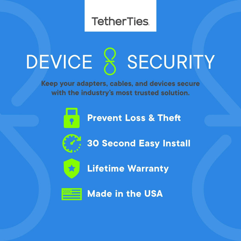  [AUSTRALIA] - TetherTies Cable Tethers Black 30 Pack | DIY (self Install) Kit | Customizable Cable Tethers | Tether Computers Adapters & Dongles | Easy Installation | Free Crimping Tool | 12 inch Cable 30 Pack DIY TetherTies