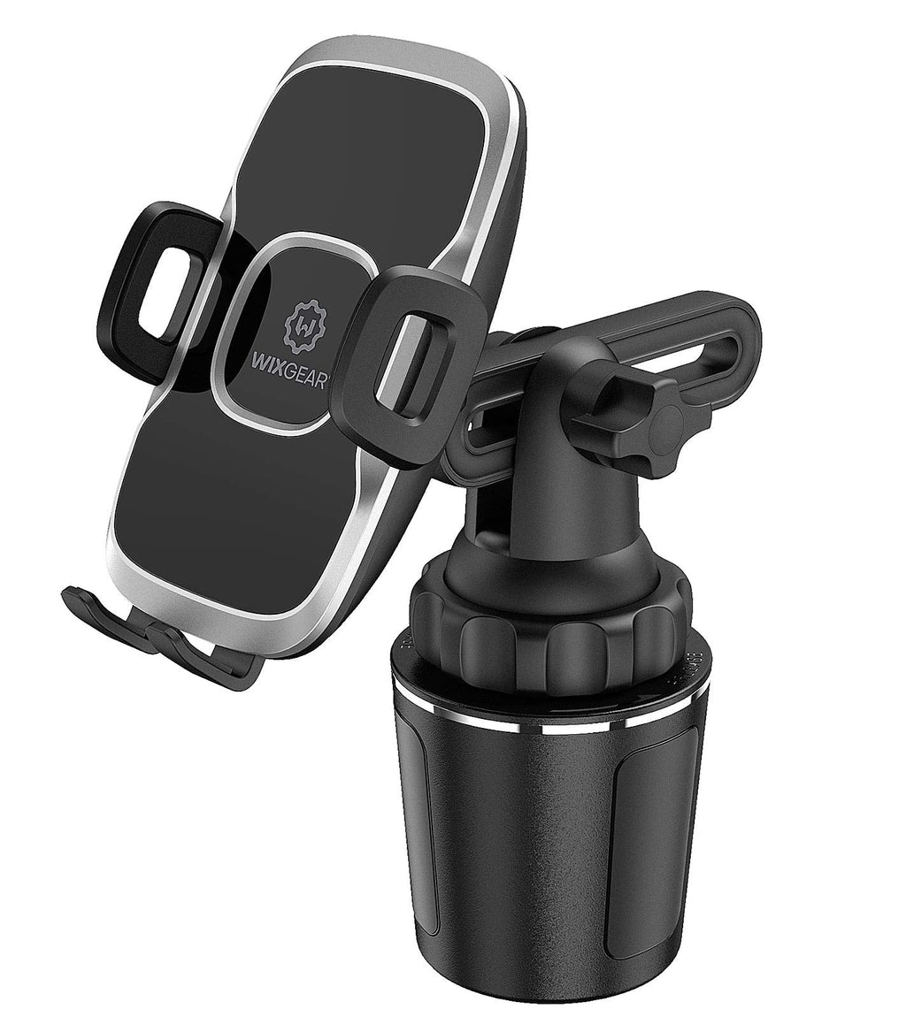  [AUSTRALIA] - WixGear Cup Phone Holder, Car Cup Holder Phone Mount for Car with Adjustable Automobile Cup Holder Smart Phone Cradle Car Mount