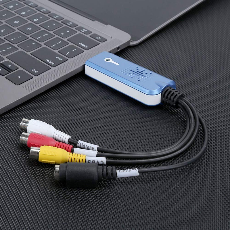  [AUSTRALIA] - ciciglow USB 2.0 Audio/Video Converter,DVD AV Video to USB Computer,Support RCA Video,Edit and Digitize Analog Video,Suitable for VCR/DVD Player,Laptop,PC,Tape Recording