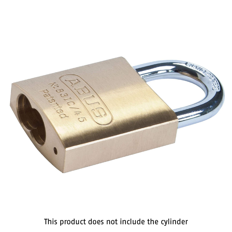  [AUSTRALIA] - ABUS 83IC/45 Small Format Interchangeable Core Padlock - Core/Cylinder Not Included