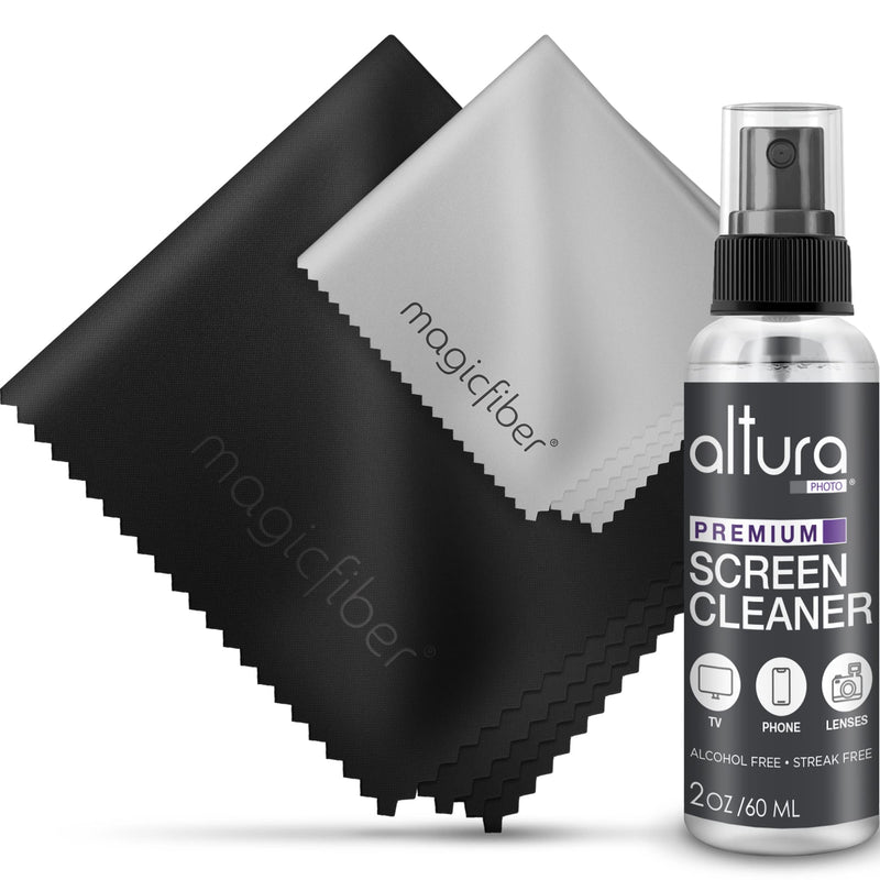  [AUSTRALIA] - Screen Cleaner Spray Kit - TV, Laptop & Computer Screen Cleaner - Great for Smart TVs, Monitors, & Cars - Electronic & iPhone Cleaner - Glasses Cleaner 2oz