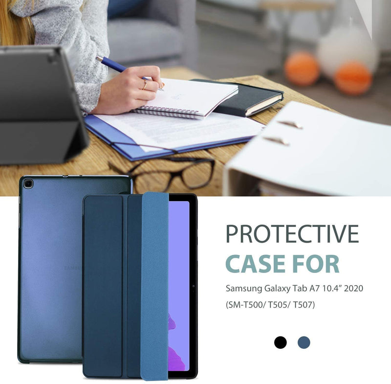  [AUSTRALIA] - ProCase Galaxy Tab A7 Case 10.4 Inch (SM-T500 / T505 / T507), Protective Stand Case Hard Shell Cover for 10.4 Inch Samsung Tab A7 Tablet 2020 -Navy Navy