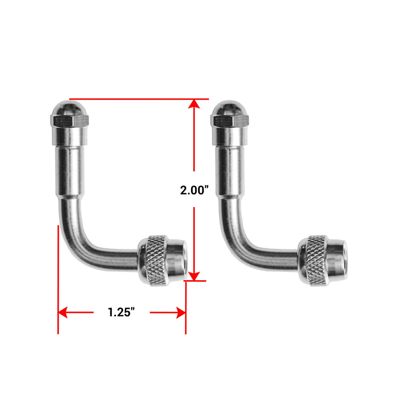 Pacific Dualies 18090 90 Degree Valve Stem Extension - Set of 2 - LeoForward Australia