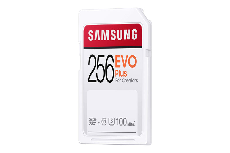  [AUSTRALIA] - SAMSUNG EVO Plus SDXC Full Size SD Card 256GB (MB SC256H) (MB-SC256H/AM) Green - up to 100 MB/s