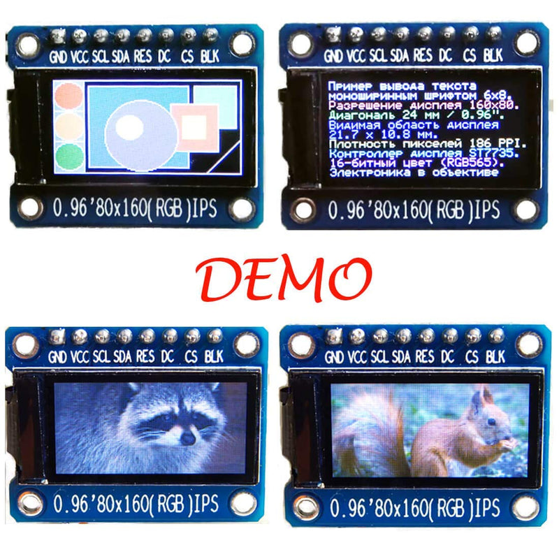  [AUSTRALIA] - WINGONEER 0.96 inch 80x160 RGB IPS Color 65K Display Screen for Arduino
