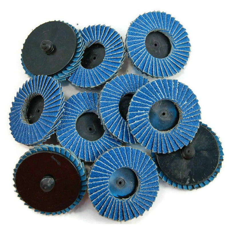  [AUSTRALIA] - 2 inch/50mm serrated discs 32 pieces grinding disc grit 40 grit 60 grit 80 for polishing deburring