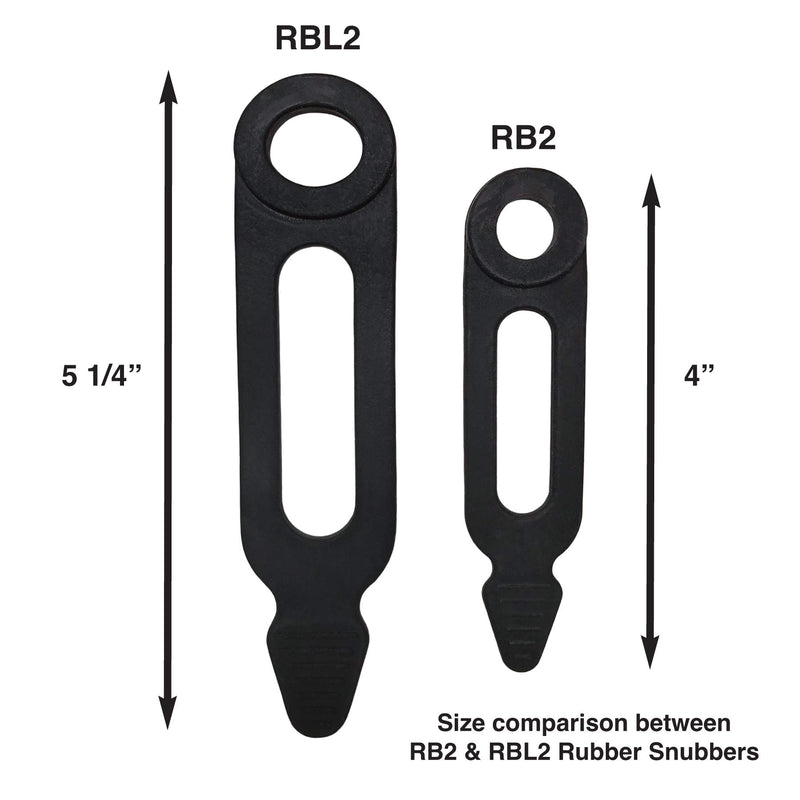  [AUSTRALIA] - All Rite Products Rubber Snubbers for Pack Rack Series - Model RBL2 5.25"