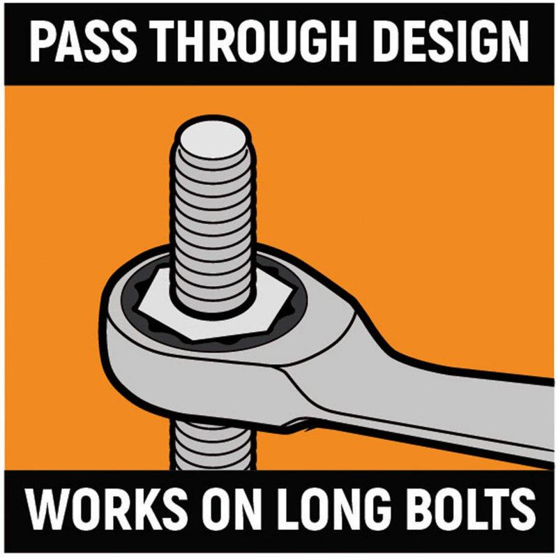  [AUSTRALIA] - GEARWRENCH 18mm 12 Point Ratcheting Combination Wrench - 9118D