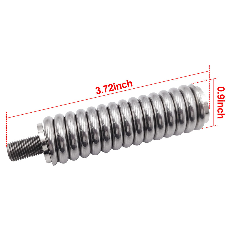  [AUSTRALIA] - SS-3H CB Antenna Spring Mount - Heavy Duty Stainless Steel Antenna Electronics Spring to Fit for Mobile/in-Vehicle CB Radio Antenna Mount up to 60" Long and 3/8" - 24 Threads.