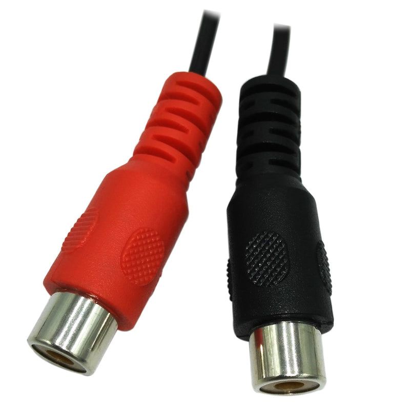 COMeap 6.35mm 1/4" TRS Stereo Jack Male to 2X RCA Female Plug Y-Splitter Cable 8-inch/20cm - LeoForward Australia