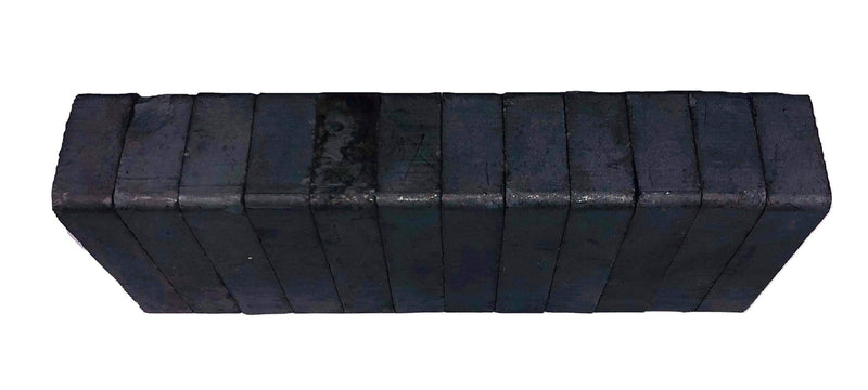  [AUSTRALIA] - AZ Industries Ceramic Block Domino Magnet, 12-Pack, 1 7/8" x 7/8" x 3/8" Rectangular Magnets