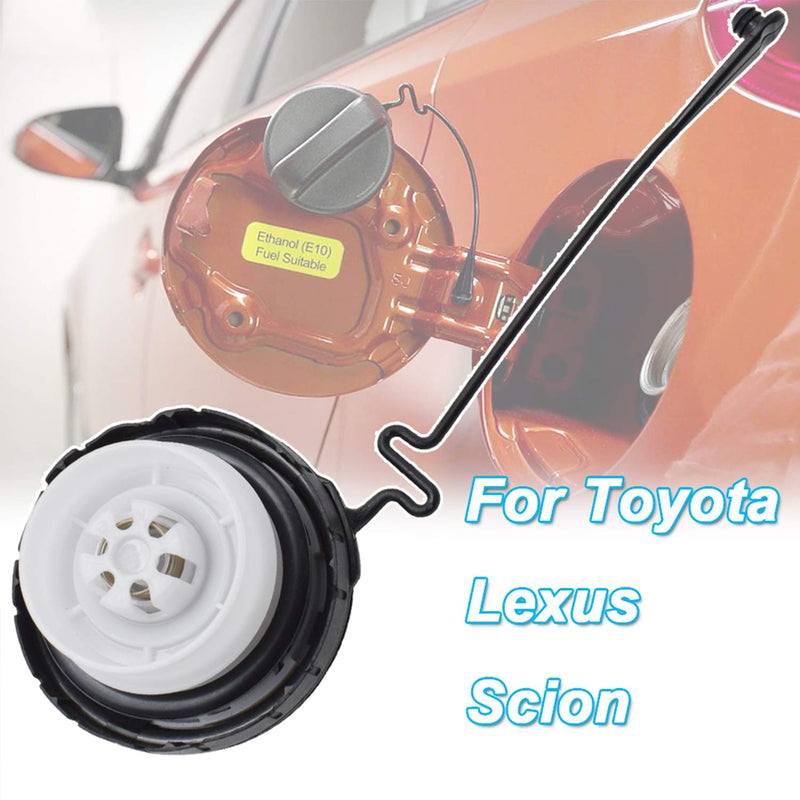 Gas Cap, Fuel Tank Gas Filler Cap for Toyota Corolla Camry 4Runner Avalon Highlander FJ Land Cruiser Matrix Rav4 Sequoia Sienna Tacoma Tundra Yaris ES GS IS GX LX RX 77300-06040 - LeoForward Australia