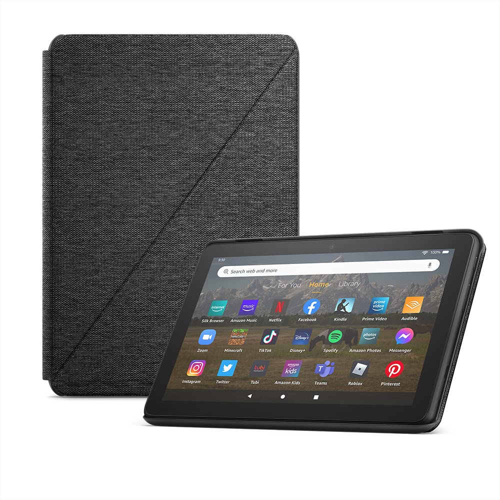  [AUSTRALIA] - Amazon Fire HD 8 Tablet Cover (Only compatible with 12th generation tablet, 2022 release), Black