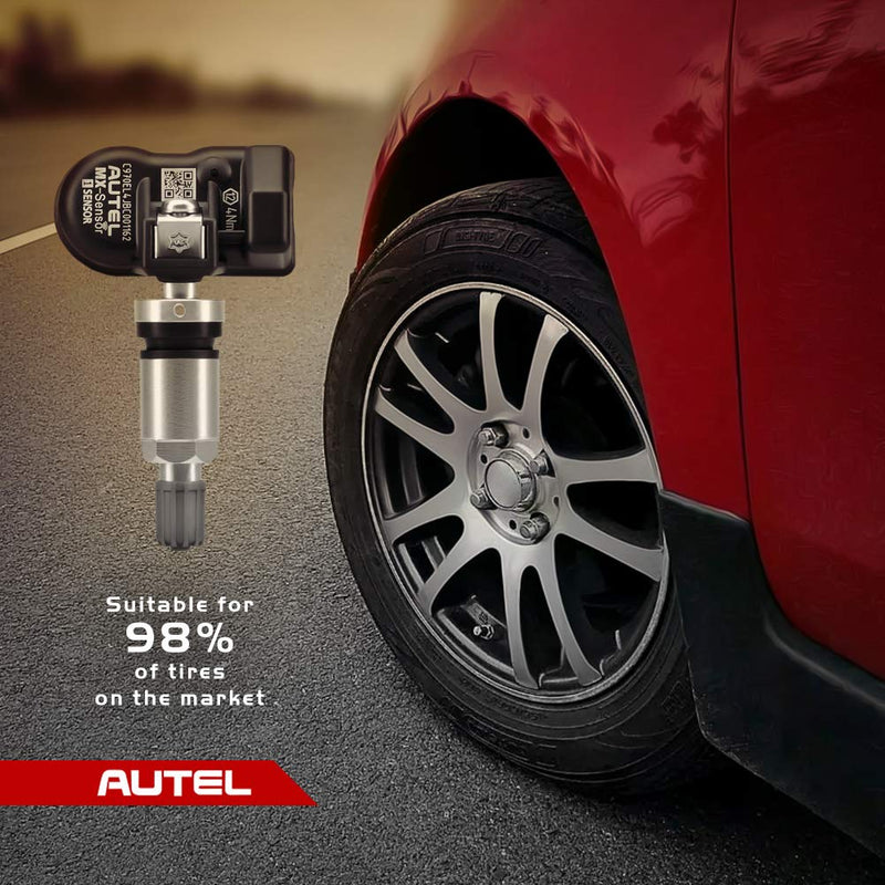  [AUSTRALIA] - Autel MX 2 in 1 (315MHz + 433MHz) Clamp-in OE-Level Universal Programmable TPMS Sensor for Tire Pressure 100% Cloneable Fits 98% Mainstream Vehicles