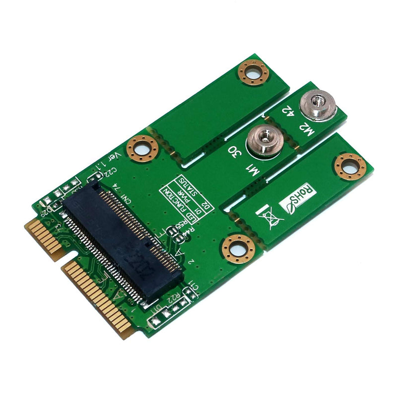  [AUSTRALIA] - M.2 (NGFF Key E) to MPCIe (PCIe+USB) Adapter(M.2 (NGFF) to mPCIe (PCIe+USB)