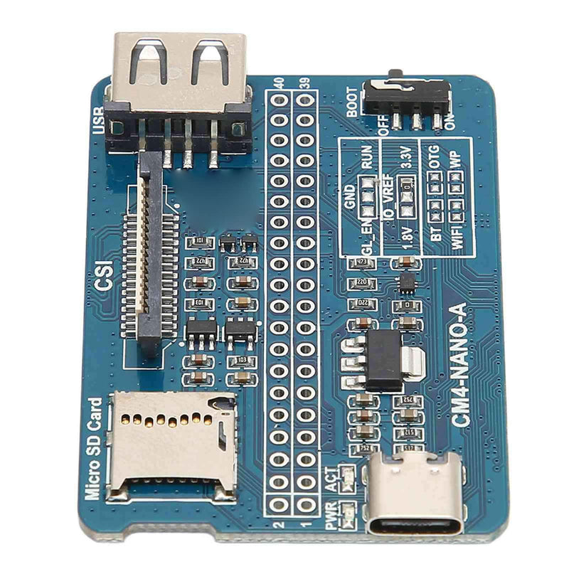  [AUSTRALIA] - Mini Base Board for Raspberry Pi Compute Module 4, Cm4 B to B Connector Quad Core Cm4 Ultra Mini Expansion Board for Web Application Development