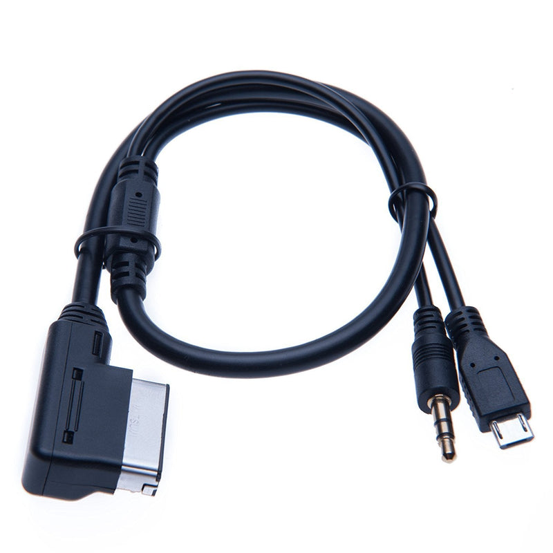  [AUSTRALIA] - Micro USB AMI MDI Adapter for Audi A3, A4, S4, A5, S5, A6, S6, A8, S8, A8-L, Q3, Q5, Q7, All Road, TT, R8, VW Volkswagen Jetta, Golf Mk6, Passat, Tiguan, Touareg, EOS, CC, GTI, Wagon B6, Skoda Superb