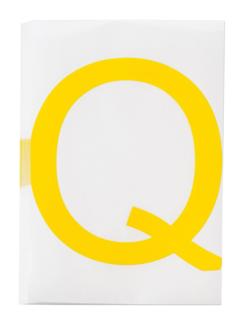  [AUSTRALIA] - Brady 121792 ToughStripe Die-Cut Polyester Tape, Yellow Letter"Q"(Pack of 20)